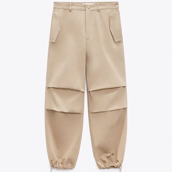 Zara Cargo Parachute Pants - Picture 4 of 9